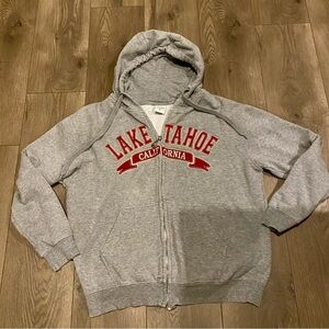 LAKE TAHOE California zip up sweatshirt
